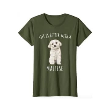 Camisetas Bichón Maltés Originales 5 comprar ropa con imagenes perro maltes camiseta