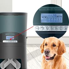 HoneyGuaridan: el mejor Comedero Automático Doble para perros 4 dispensador-comida-automatico-grande-para-perros