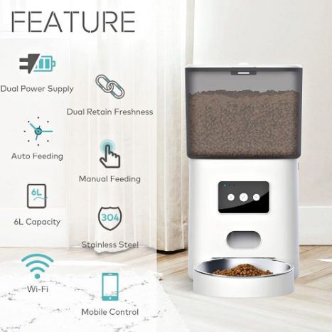 Top 10 Mejores Comederos Automáticos para perros y gatos 18 arespark-mejor comedero-automatico-perro-wifi-barato comprar