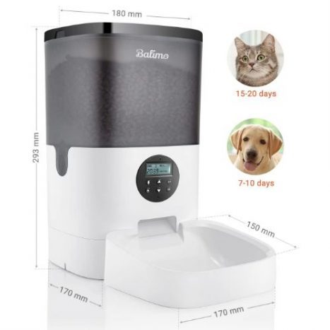Top 10 Mejores Comederos Automáticos para perros y gatos 16 mejores dispensadores pienso-automaticos-perros-gatos-balimo-comprar