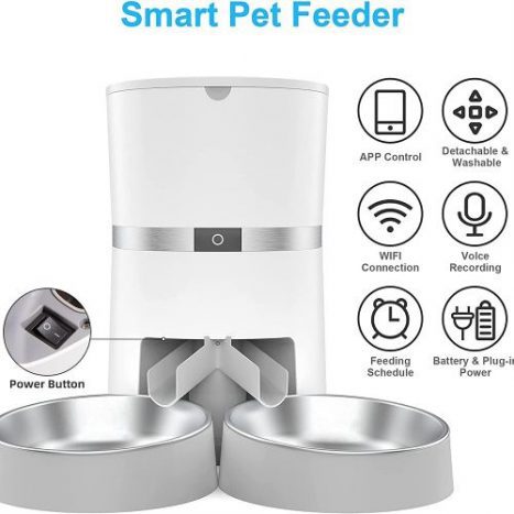 Top 10 Mejores Comederos Automáticos para perros y gatos 19 welltobe-mejores comederos automaticos inteligentes para gatos perros comprar