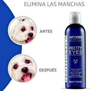 Pretty Eyes Artero: el mejor limpiador de ojos para perros-Review y opiniones 3 mejor limpiador ojos perros blancos