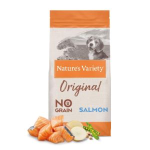 Mejores Piensos Nature's Variety para Perros Pequeños 5 pienso cachorro natures-variety con salmon comprar