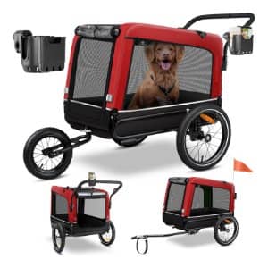 8 Mejores Carritos de Paseo para Perros Bichón Maltés: Guía de Compra 15 remolce para perros bicicleta grande