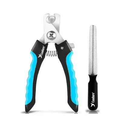 Candure Cortauñas para perros acero inoxidable profesionales