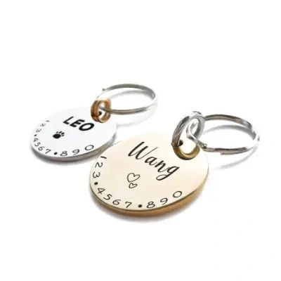Chapa identificativa perro accesorio personalizado