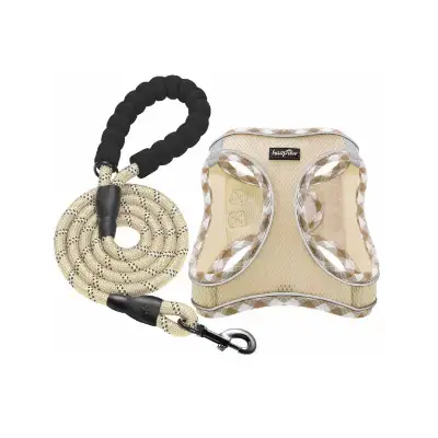 haapaw Juego arnés y correa reflectante para cachorros perros