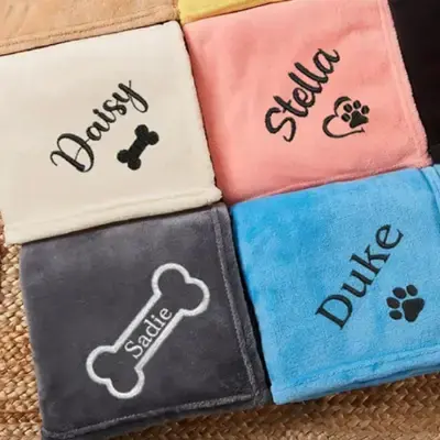 IEK Manta personalizada para perro gran regalo