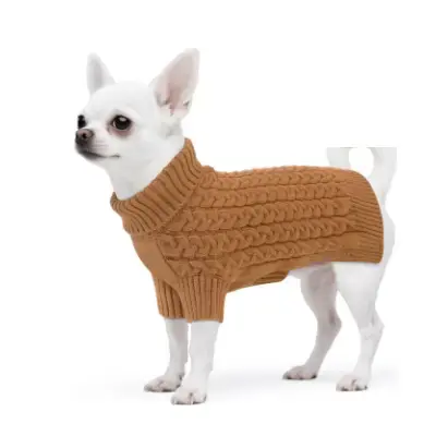 Ropa para Perros Bichón Maltés 18 ASENKU Jersey de punto para perros pequeños XS
