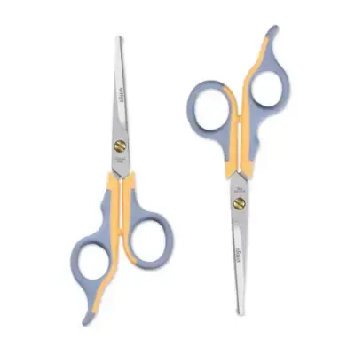 LIVINGO Tijeras de aseo para perros revestimiento de titanio punta redonda