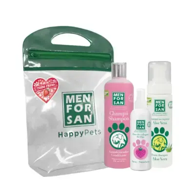 Pmenforsan pack Higiene perros champú colonia champú en espuma