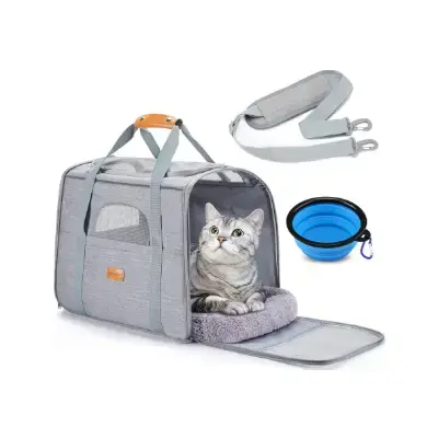 morpilot Transportín cachorro perro con correa de hombro