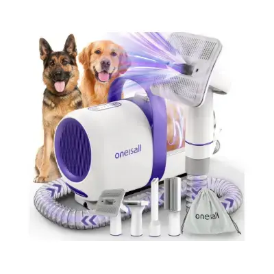 Productos Higiene para Perros Bichón Maltés 44 Aspirador pelos animales domésticos súper potente con cepillo