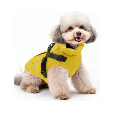 Ropa para Perros Bichón Maltés 21 PcEoTllar Chaqueta reflectante con arnés para perros mini