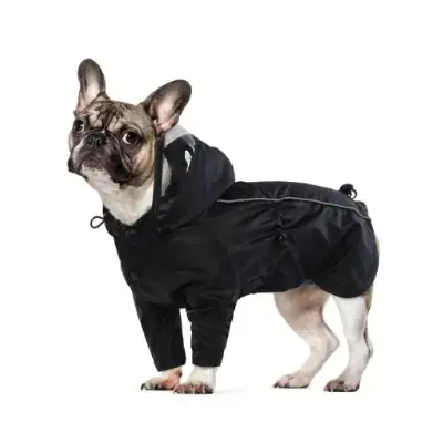 Ropa para Perros Bichón Maltés 20 pumyporeity chubasquero con capucha desmontable perro pequeño