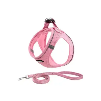 suredoo Arnés rosa cachorro reflectante transpirable