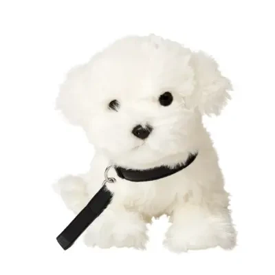 Regalos Originales para Maltés Lovers 8 Uni toys Peluche realista perro bichón maltés