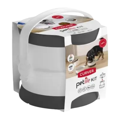 curver kit nomada contenedores comida perros portatiles