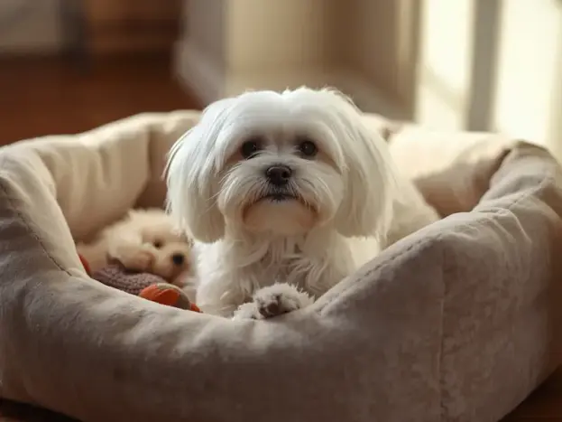 perro maltes de tamaño pequeño toy